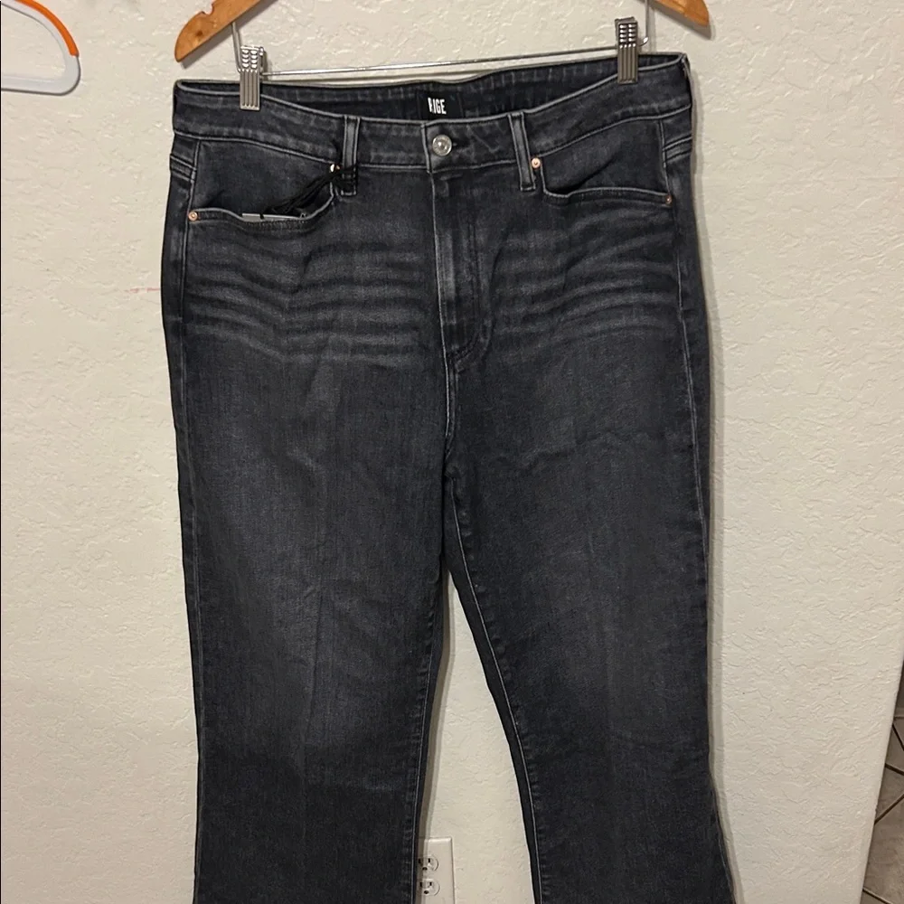 🐣PAIGE amour ankle Jolene pockets ash black size 34 NWT - Picture 6 of 12